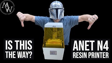 Anet N4 Resin 3D Printer Review