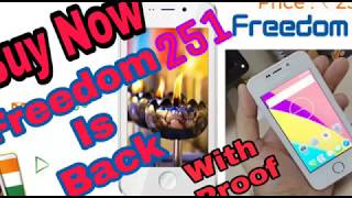Freedom 251 Is Back Now Available Buy Now Exclusive New LAUNCHED screenshot 1