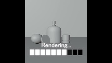 Blender 4.2 | 3D Perfume bottle for portofolio  #3d #blender #portofoliodkv #shorts
