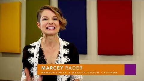 Marcey Rader Productivity Tip #4 Professional Sitting