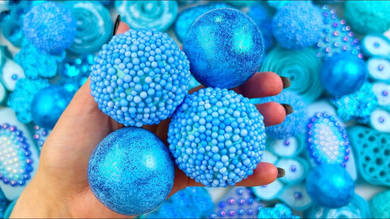 @AllaAsmr (Specific Soap Type) ASMR: Crushing Soap Glitter&Foam&Starch