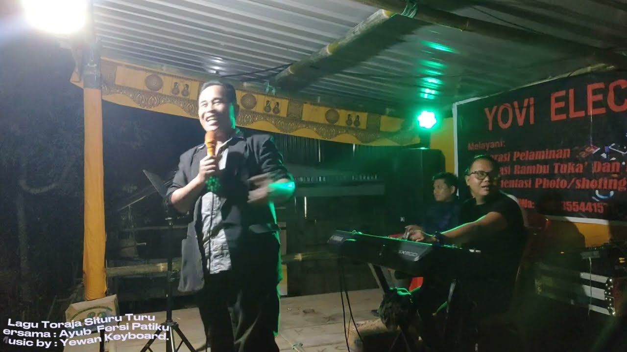 Lagu Toraja Situru turu _ Bersama : Ayub Fersi Patiku _ Arr : Yewan Keyboard .