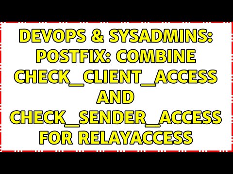 DevOps & SysAdmins: Postfix: combine check_client_access and check_sender_access for Relayaccess