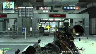MW3 SnD Cross map throwing knife on terminal!