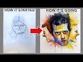 Reacting To My OLD Crappy Art from Child to Adult!