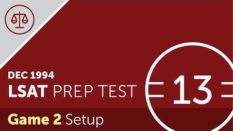 LSAT PrepTest 13 Logic Game 2 | Dec 1994 LSAT | five contestants on a television show | LSATMax®