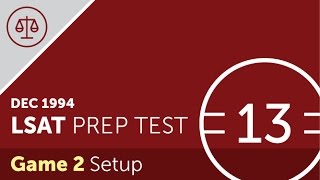 LSAT PrepTest 13 Logic Game 2 | Dec 1994 LSAT | five contestants on a television show | LSATMax®