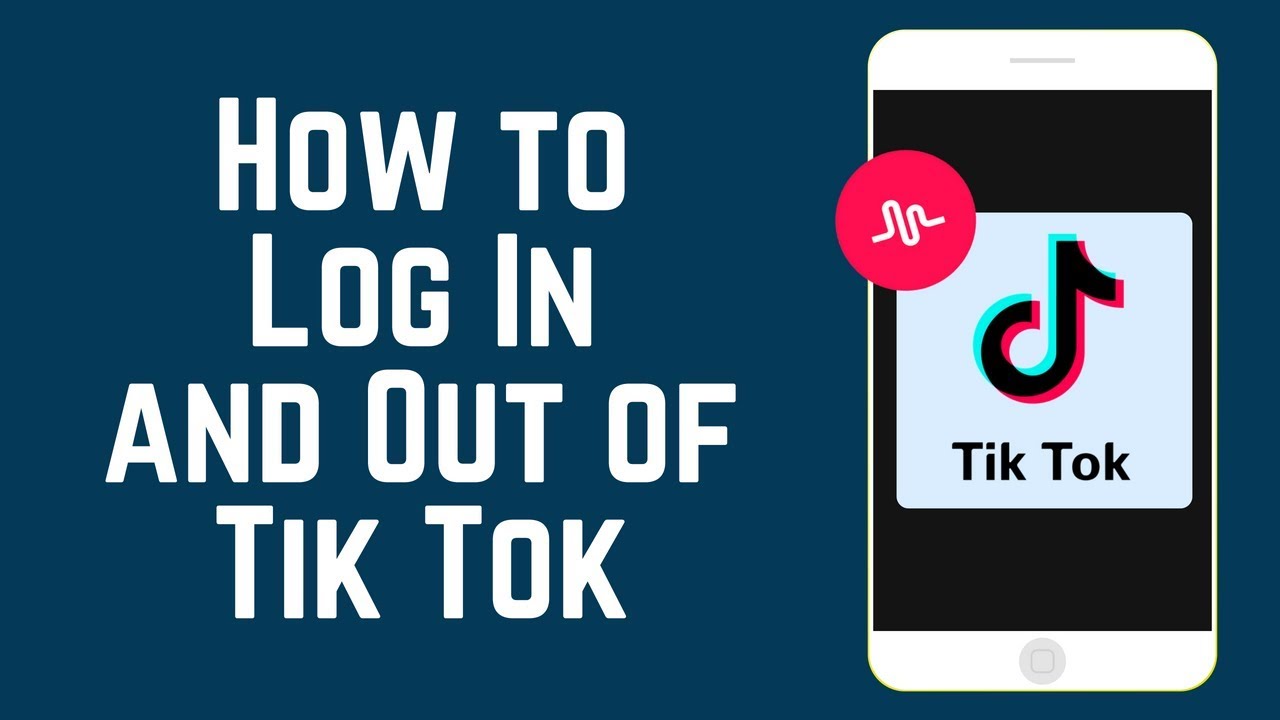 How to Log In and Out of Tik Tok + Log In with Musical.ly Account - YouTube