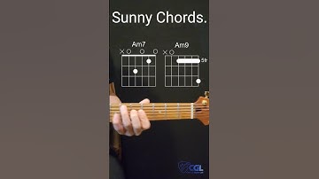 Sunny Chords.#guitar #guitarchords #jazz #pop #sunny