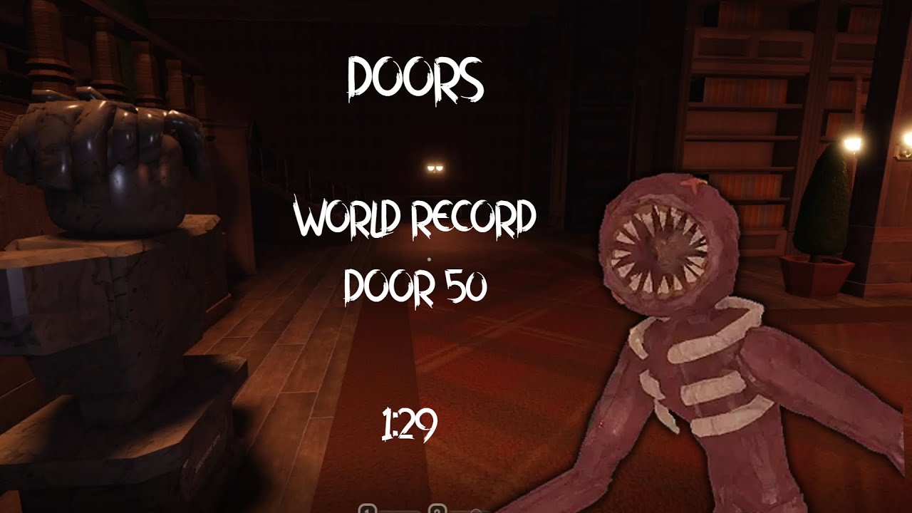 DOOR 50 SOLO WORLD RECORD [129] ROBLOX DOORS YouTube