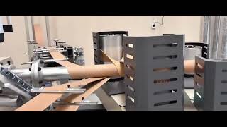 Spiral Paper Tube Winding Machine for Making Cylindrical Paper Box