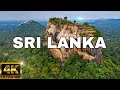 FLYING OVER SRI LANKA (4K UHD) - AMAZING BEAUTIFUL SCENERY &amp; RELAXING MUSIC