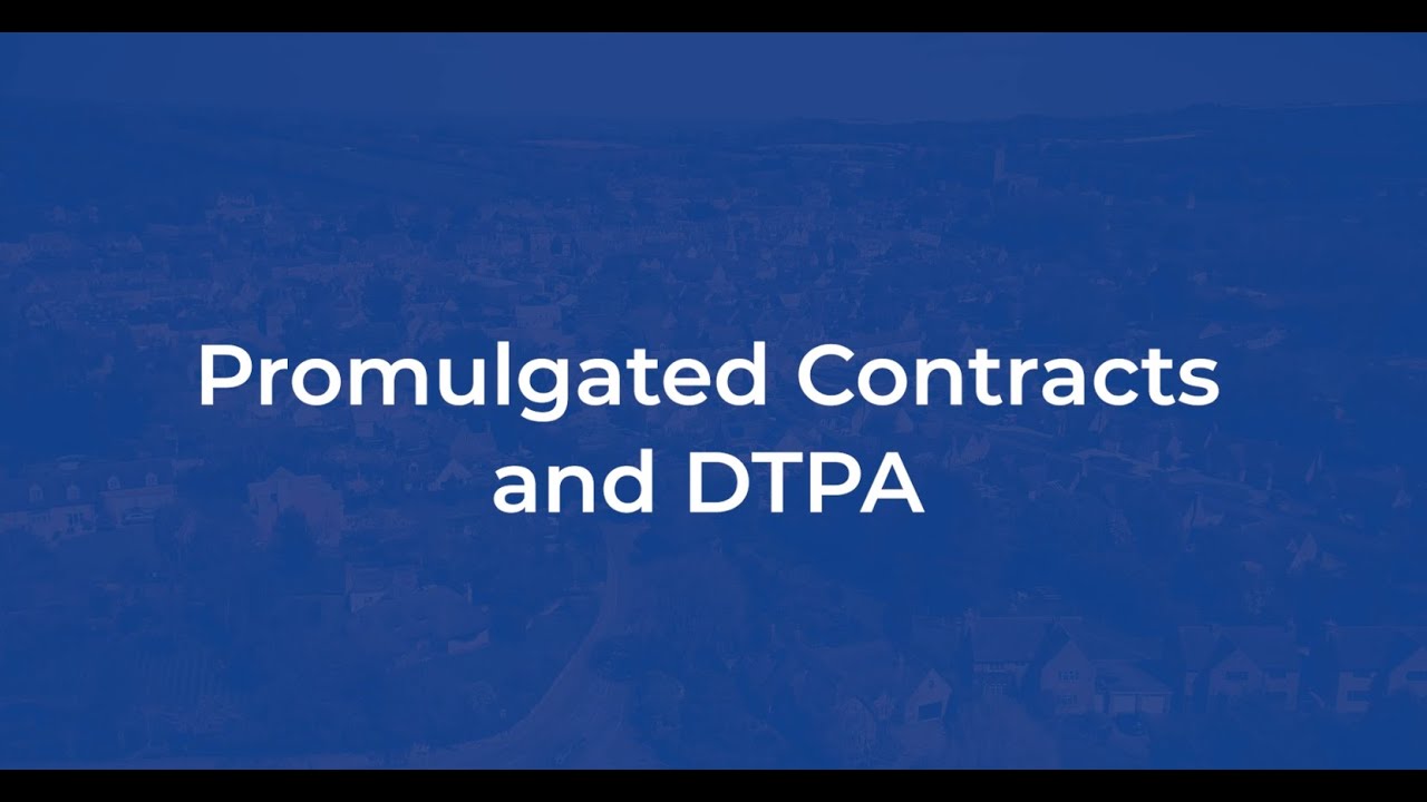 TX RE PL Law of Contracts (30-hours): Conclusion To Texas Contract Law
