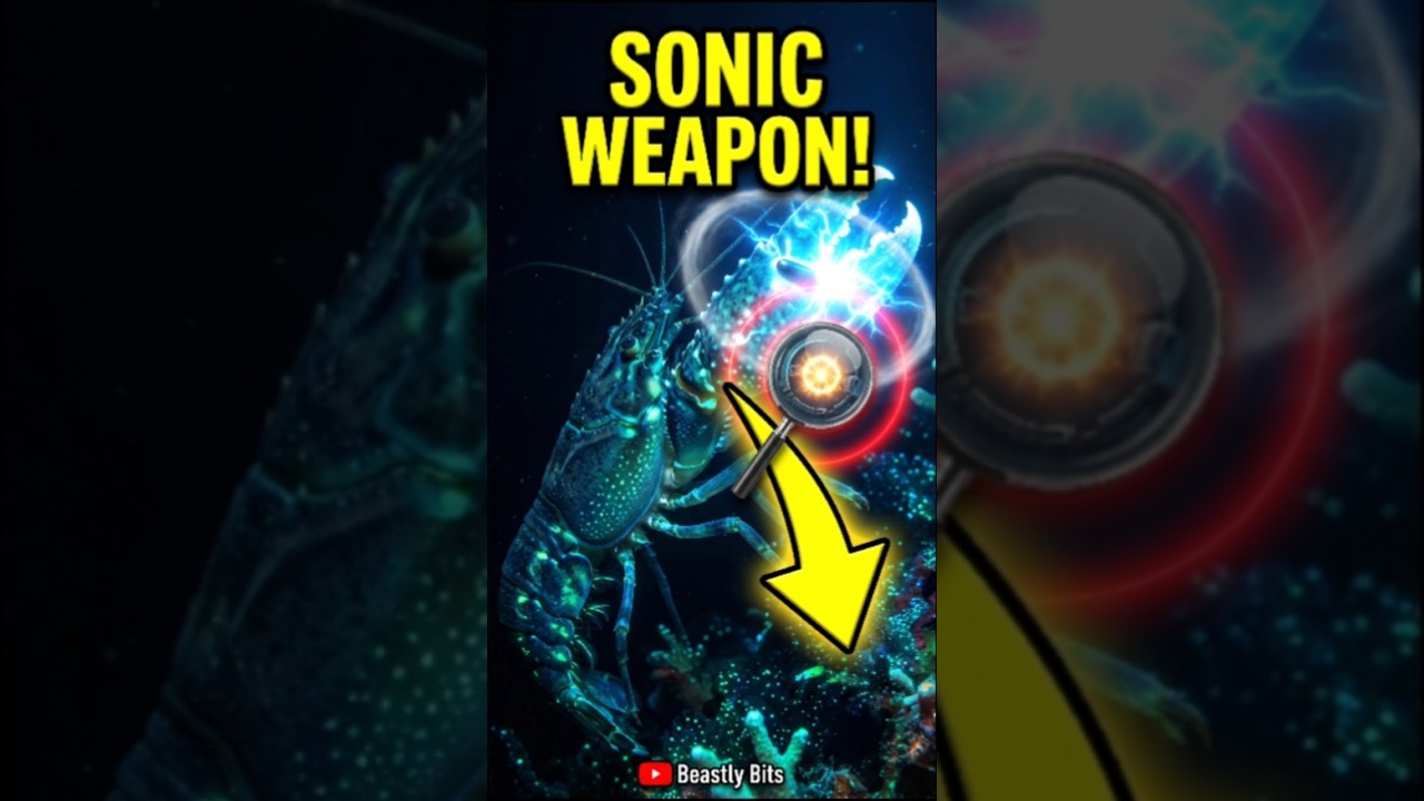 Pistol Shrimp's Sonic Weapon Mechanism