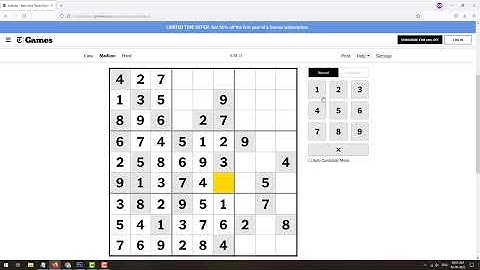 Sudoku Solution - 9th September 2022 New York Times Hard Sudoku | NYT Sudoku Answer