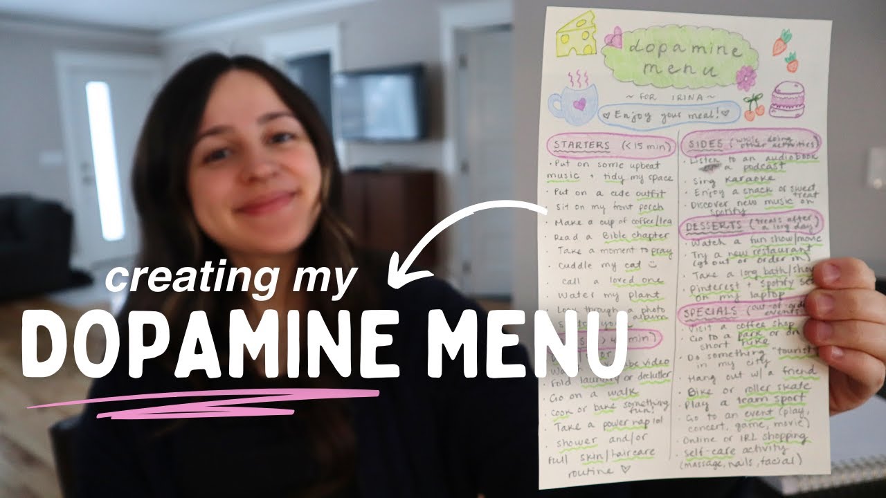 How to make a “dopamine menu” for better mental health!