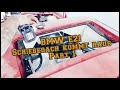 BMW E21 Schiebedach und Dachhimmel kommen raus Sunroof Headliner removal Part 1