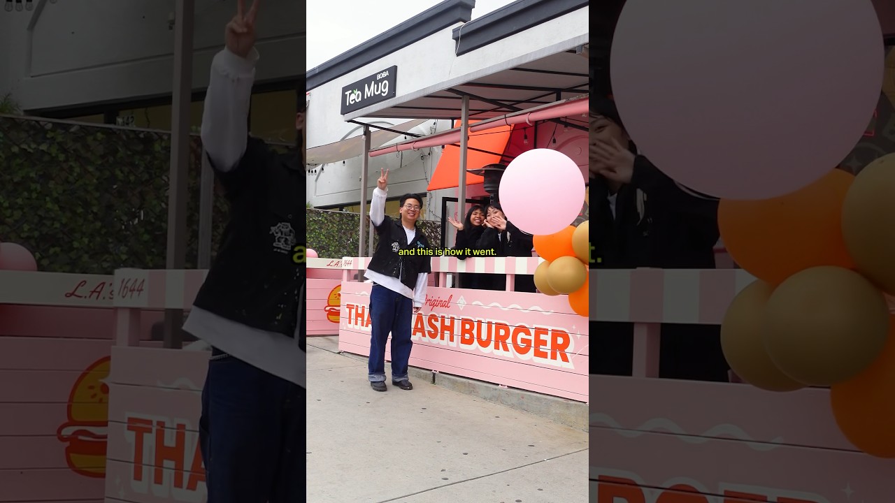 My First Painting Gig in LA 🍔🇹🇭 