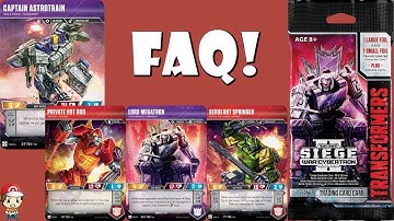 Important New Transformers TCG FAQ – Character Cards! (Wave 4 Rules Update!)