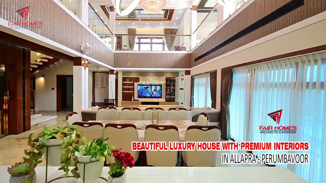 Luxurious Villa in 6,450 sqft by Fairhomes Architects & Interiors