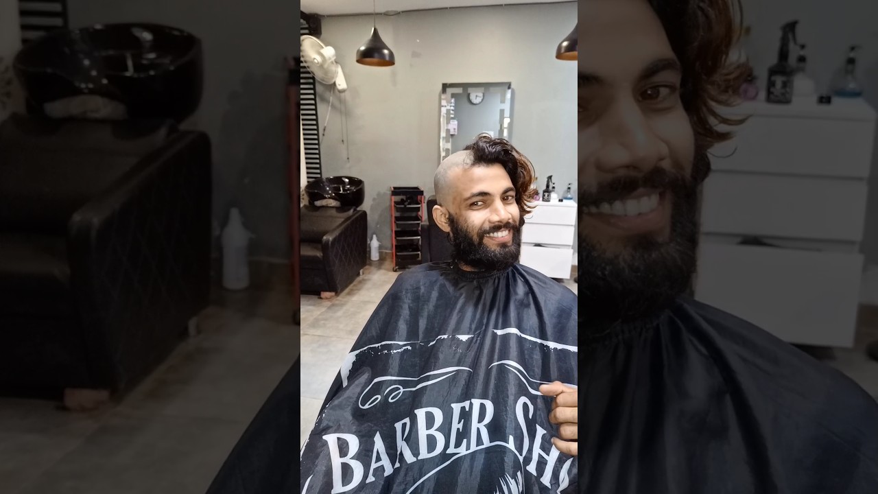 Long Hair to Bald Head  