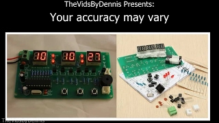 Kit build #1: SH-E 878 Clock | TheVidsByDennis