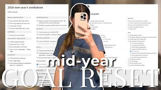 THE *ULTIMATE* MID-YEAR GOAL AUDIT ✨ reviewing my new year’s resolutions & bucket list