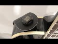 Ernie Ball Strap Lock install on a Epiphone Les Paul Custom guitar