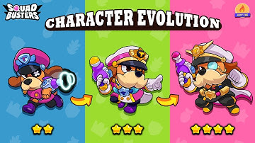 Squad Busters | All Character Evolution | Spooky World Updated