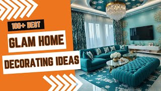 100+ Glam home decorating ideas | beautiful bedrooms, wardrobes, kitchen & living rooms
