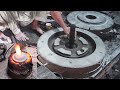 Creative idea i how to make iron wheel