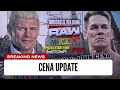 Cody Gives Major Cena Update