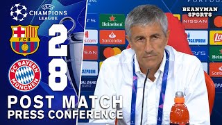 Barcelona head coach quique setien admitted that his reputation has
"clearly decreased" following the 8-2 defeat to bayern munich in
quarter-finals of th...