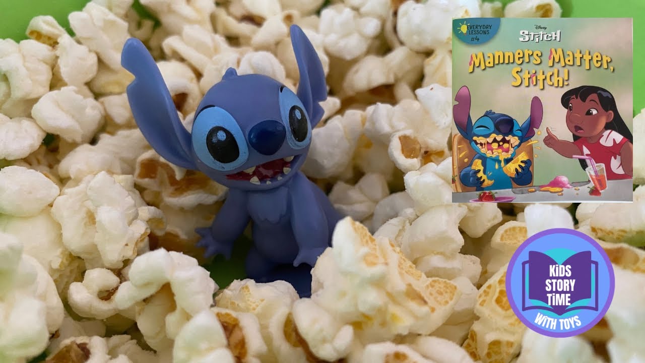 Lilo Teaches Stitch About Manners Disney Toys Read Aloud Storytime for Kids