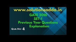 Famous GATE 2016 SET-1 | REASONING | CODING-DECODING | GATE TEST SERIES |SOLUTIONS ADDA| EXPLAINED BY POOJA Wealth