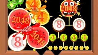Merge Watermelon 🍉 W/ Item,2048 - Merge & Blob 2048 Merge Puzzle 🧩 🆒 Gameplay all Max levels screenshot 5