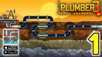 Plumber 3 - Gameplay Walkthrough Part 1 - Tutorial (Android, iOS)
