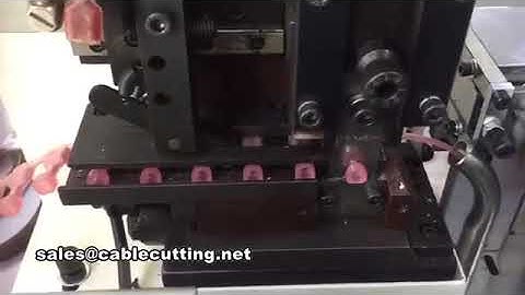 Fully automatic water seal insertion terminal crimping machine