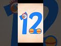 Number 12 Shorts Youtubeshorts Videosforkids Educationalvideosforkids Kidsshorts 