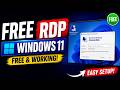 Free Windows 11 RDP | Fast &amp; Easy Setup