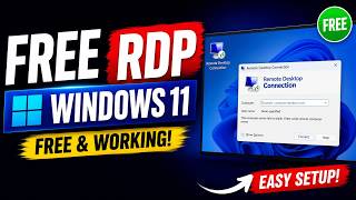 Free Windows 11 RDP | Fast & Easy Setup