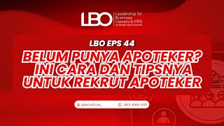 Cara Rekrut Apoteker Profesional untuk Apotek Pemula