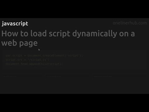 How to load