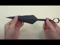 Cách gấp phi tiêu NARUTO thật dễ - How to make a Paper Kunai Knife
