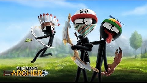 Stickman Archer Online - Gameplay Walkthrough Part 1 Tutorial New Mobile Game (Android, iOS)