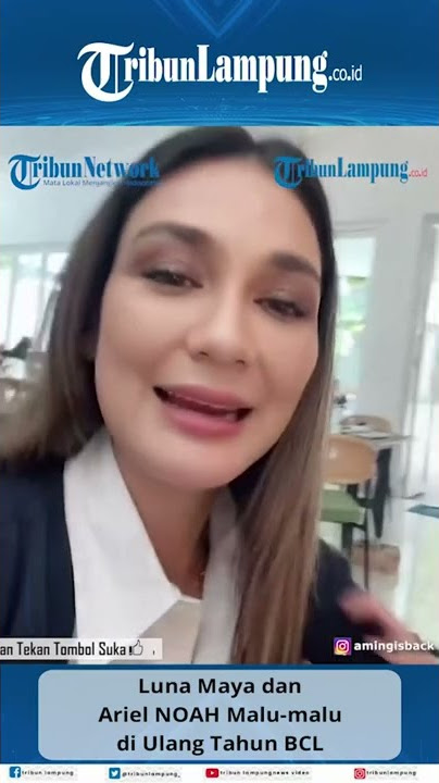 Ariel NOAH dan Luna Maya Terlihat Malu-malu #Shorts #TRIBUNLAMPUNG