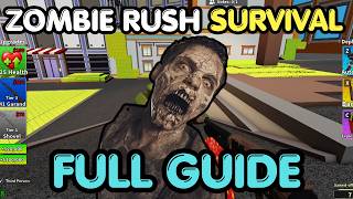ZOMBIE RUSH SURVIVAL FULL GUIDE! (Weapons, Classes, Shop) - Roblox screenshot 5