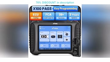 A must-have product! XTOOL X100 PAD3 IMMO Key Programming All systems Car Diagnostic Tool Automoti