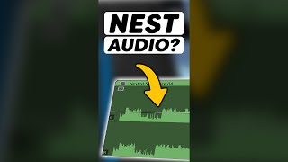 How To Nest Audio Clips In #Premierepro #Shorts