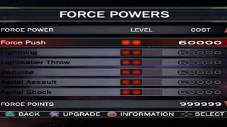 PS2 Emulator PNACH Cheats - Star Wars The Force Unleashed